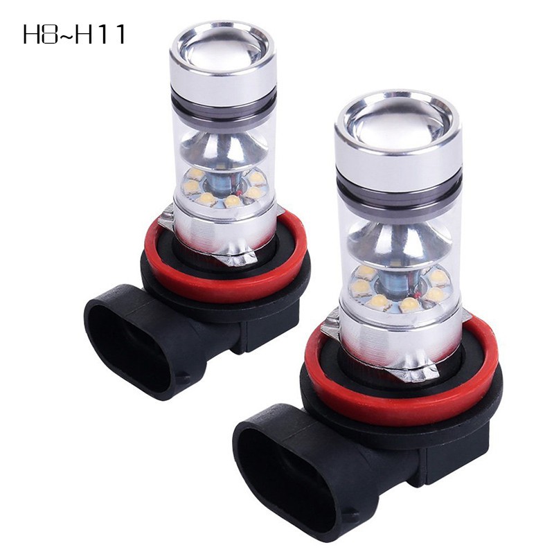 Bộ 2 bóng đèn phá sương 1000LM DRL H4 H7 H8 H11 9005 9006 dành cho xe hơi