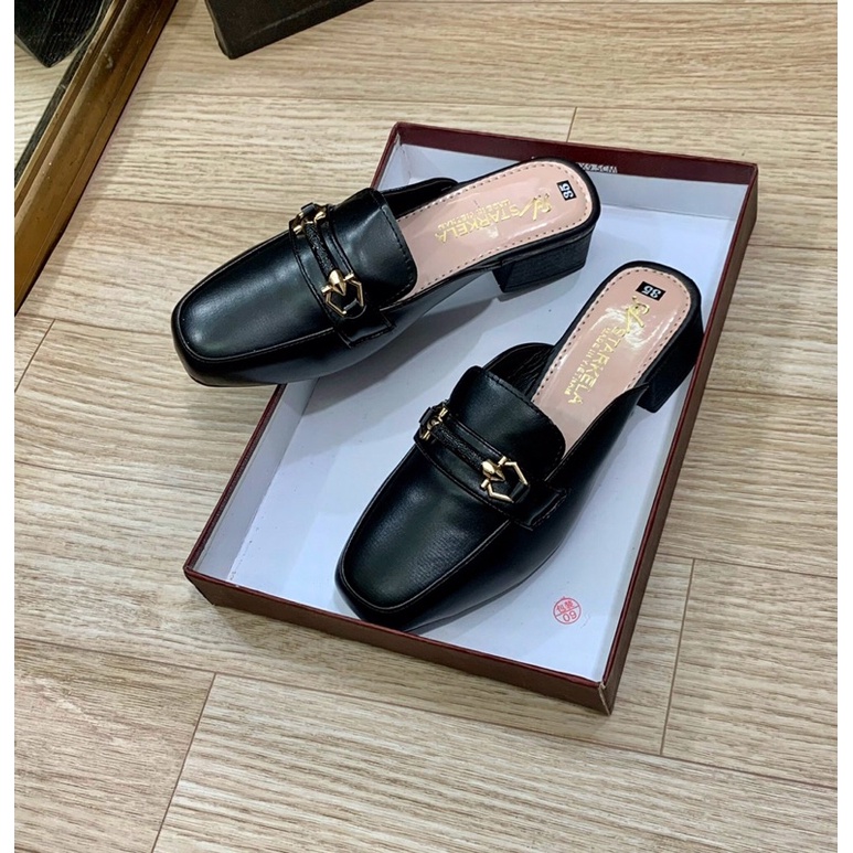 Giầy sục khoá gót 4 cm