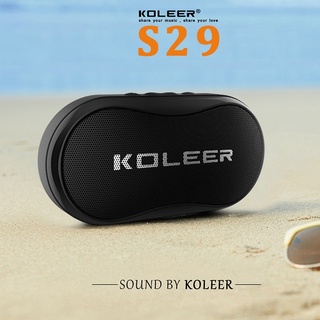 Loa bluetooth KOLEER S29 nhỏ gọn tiện dụng, âm thanh hay