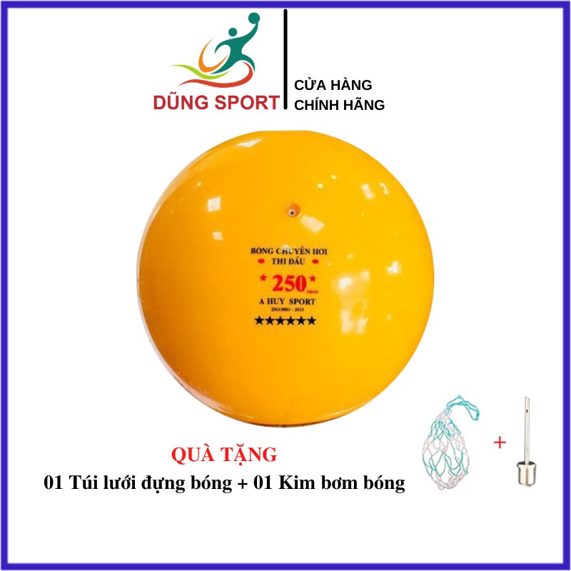 Bóng chuyền hơi A Huy Sport 250g và 200g chính hãng - Tiêu chuẩn thi đấu - Chất liệu cao su cao cấp