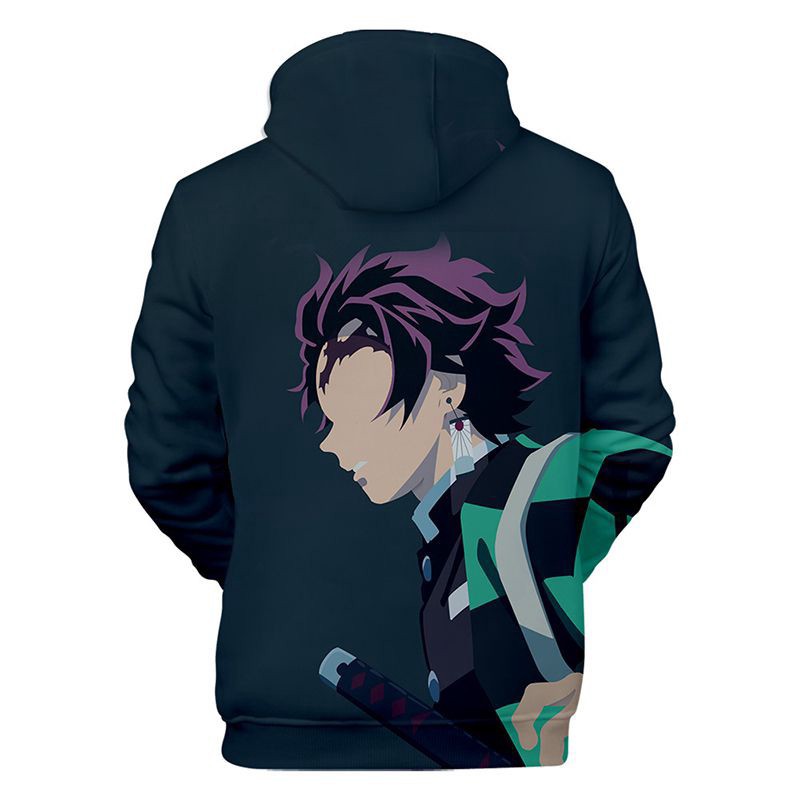Áo Hoodie In Họa Tiết 3D Hóa Trang Nhân Vật Anime Demon Slayer:Kimetsu No Yaiba