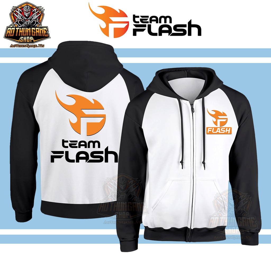 Áo khoác Team Flash, áo khoác game liên quân, liên minh huyền thoại, free fire