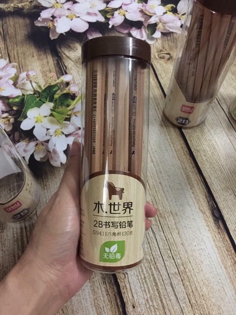 Hộp bút chì gỗ 2B  sale chỉ còn 30k