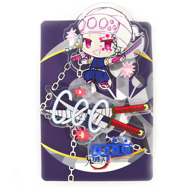 Ghim cài áo họa tiết nhân vật anime Demon Slayer dễ thương