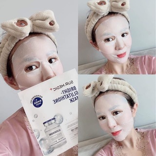 Mặt nạ trắng da 𝑺𝒖𝒓.𝑴𝒆𝒅𝒊𝒄 BRIGHT GLUTATHIONE MASK
