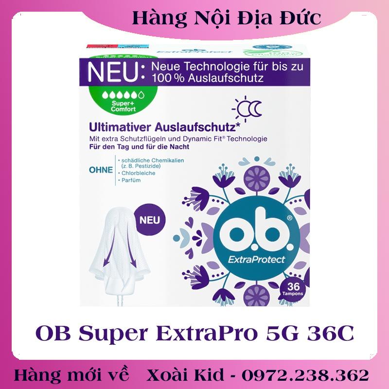 [Có che tên] Băng vệ sinh Tampon Ob Đức - Date mới đủ Bill