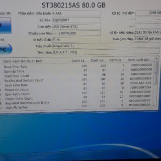 Ổ cứng PC cũ 80G, 250G