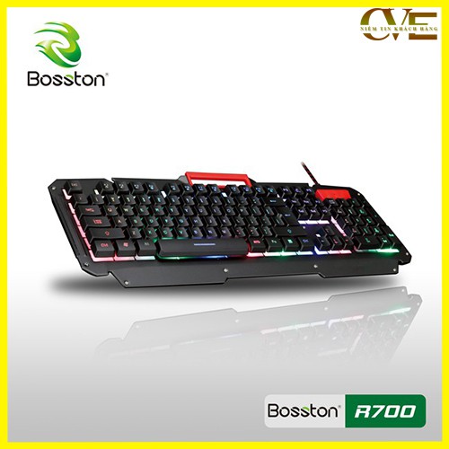 Bàn Phím Led Giả Cơ BOSSTON R700 - Bàn Phím Máy Tính Có Dây Chuyên Gaming Chính Hãng | BigBuy360 - bigbuy360.vn