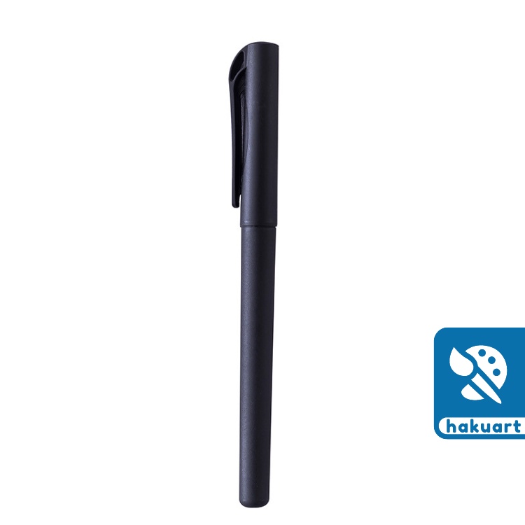 Bút Gel Nắp Đen Nhám Mực Đen 0.5mm - Văn Phòng Phẩm Haku