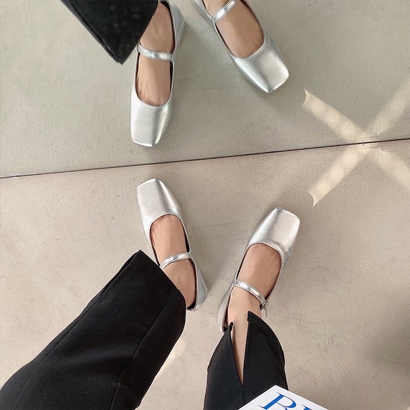 GIÀY BỆT NỮ QUAI NGANG MŨI VUÔNG 2022