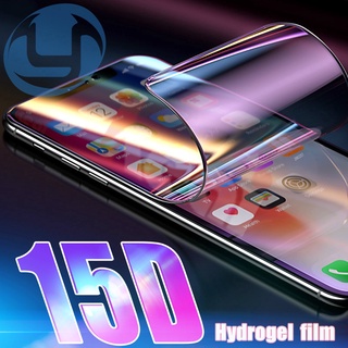 Phim Hydrogel mềm 15D Full Cover cho iPhone XR X XS MAX 11 12 Pro Max Mini 6S 6 7 8 Plus Phim bảo vệ