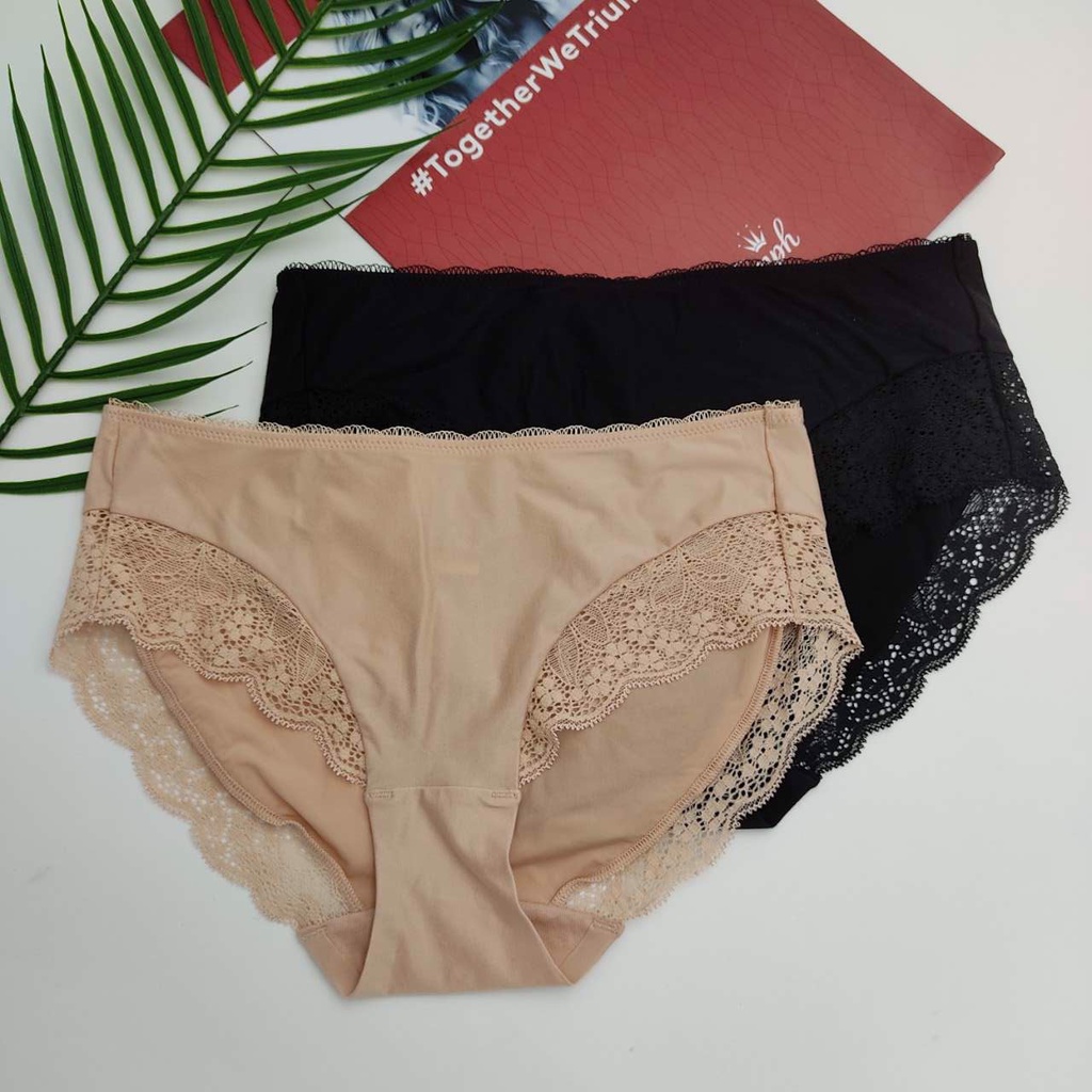 Quần lót trơn phối ren cao cấp Triumph COMFORT TOUCH HIPSTER - Triumph Chính Hãng 100%