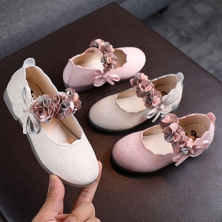 Giày Búp Bê Trang Trí Hoa Đáng Yêu Dành Cho Bé 1-6 Tuổi