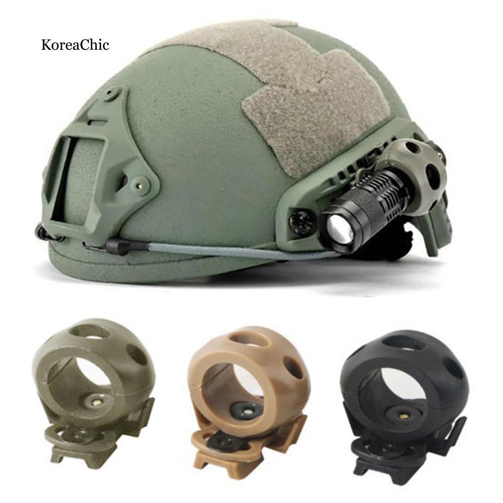 Giá đỡ đèn pin gắn mũ bảo hiểm