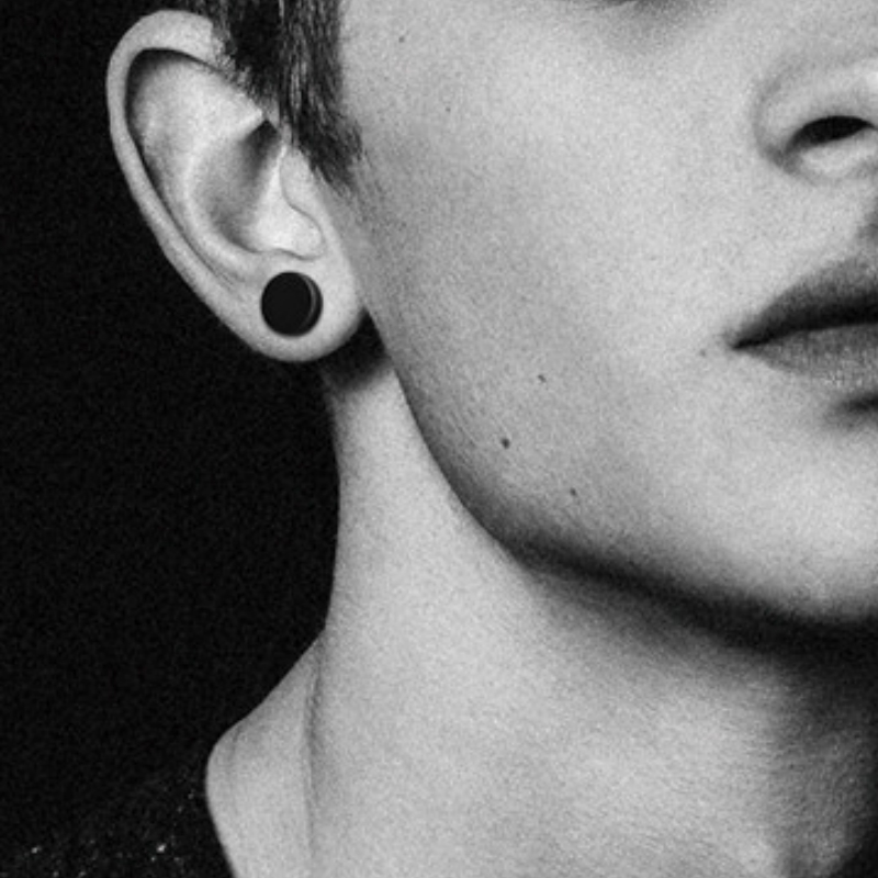 Khuyên tai VNOX bằng thép không gỉ thời trang cho nam và nữ