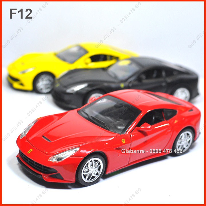 Xe Mô Hình Kim Loại Ferrari F12 - Tỉ Lệ 1:32 - 9684