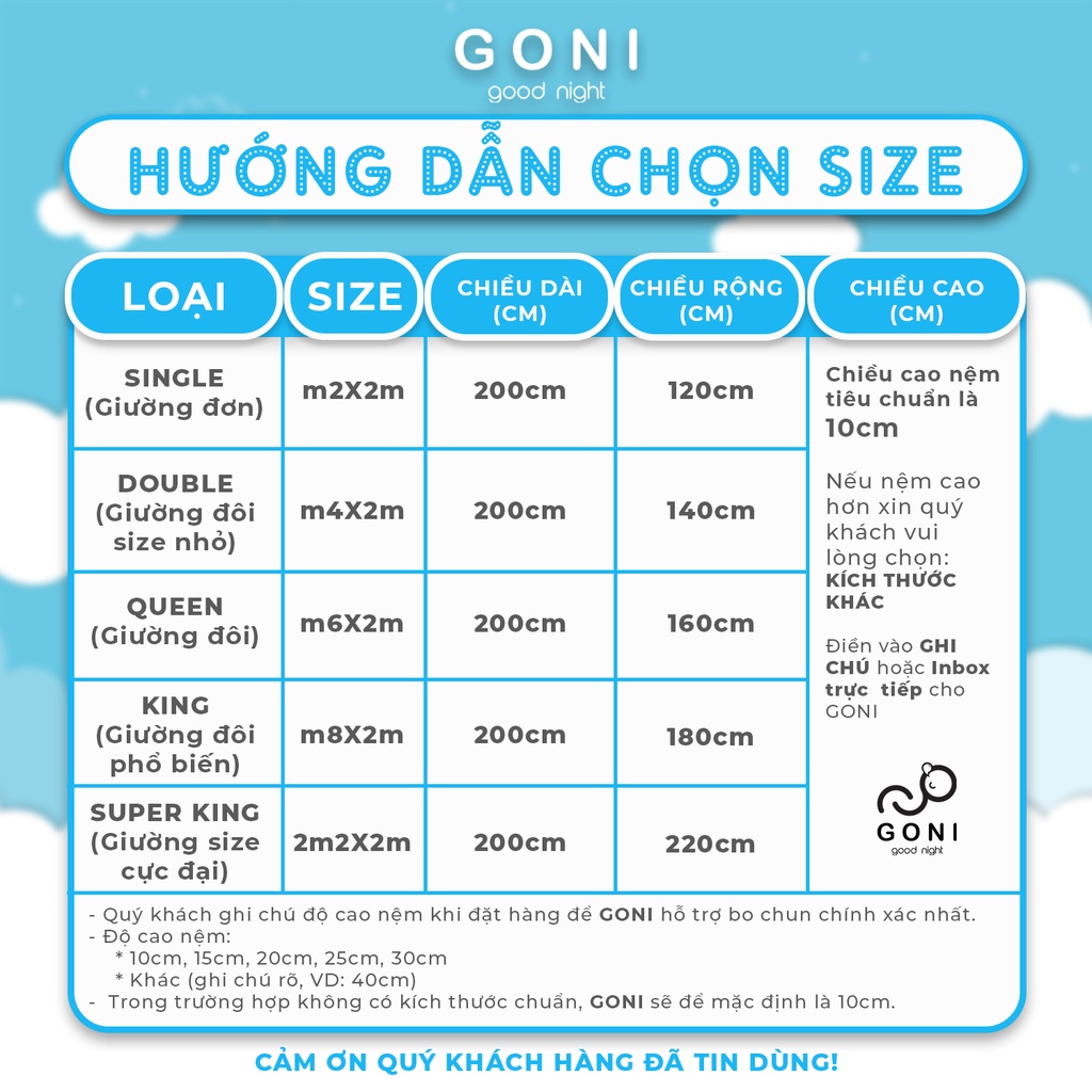 [Mã BMLT30 giảm đến 30K đơn 299K] Bộ chăn ga gối cotton tici GONI drap giường phối màu đủ size drap ga giường