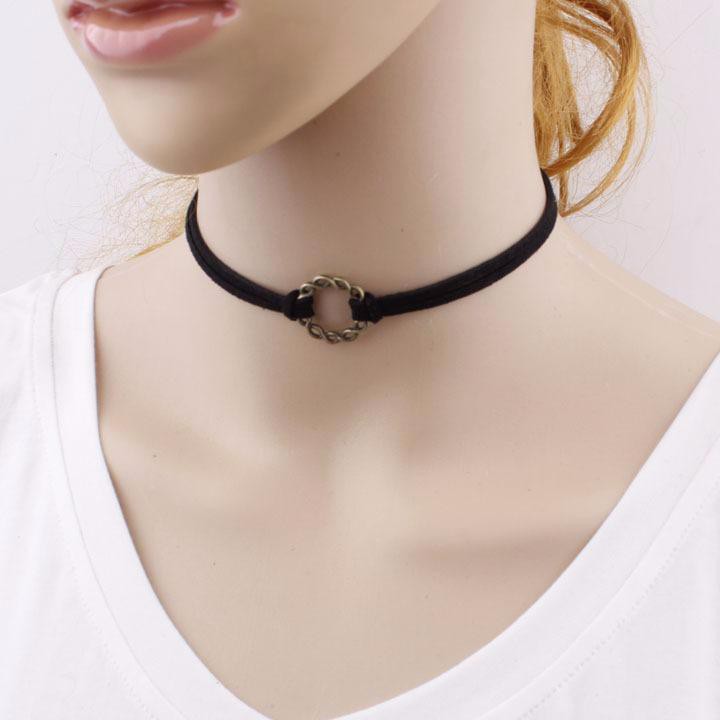 Choker Triệu Lệ Dĩnh vòng cô dây chuyền thiết kế phong cách cá tính dễ thương Hàn Quốc