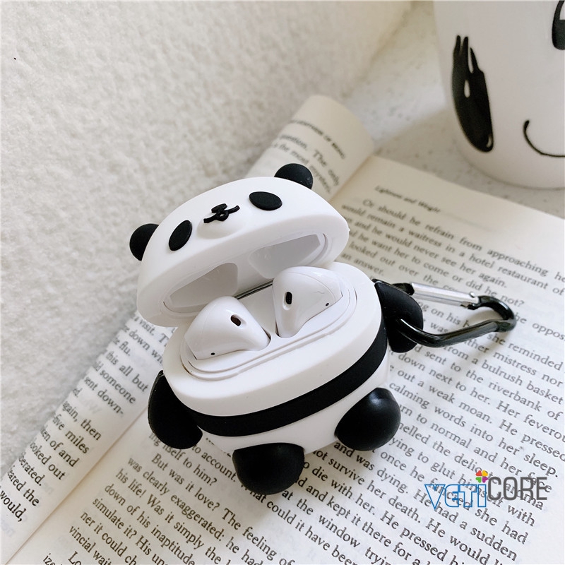 Vỏ Bảo Vệ Hộp Sạc Airpods 1 / 2 Hình Gấu Trúc 3d Xinh Xắn Độc Đáo | BigBuy360 - bigbuy360.vn