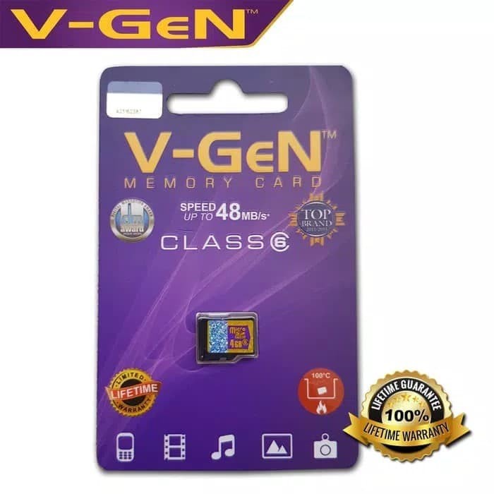 Linh Kiện Điện Tử Micro Sd V-Gen 4gb Class6 Class 6 W