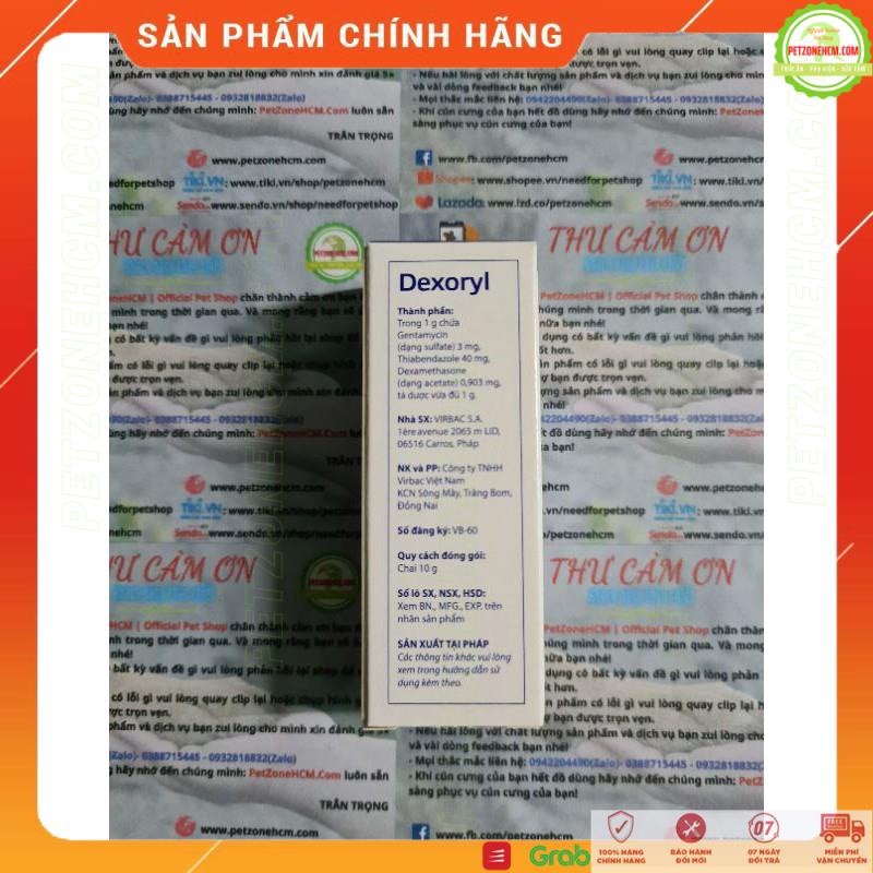 Nhỏ tai chó mèo Virbac Dexoryl 10g, Pháp ️ FREESHIP ️ Dexoryl chữa bệnh tai mủ,viêm tai ngoài,nấm,ngoại ký sinh ve ghẻ