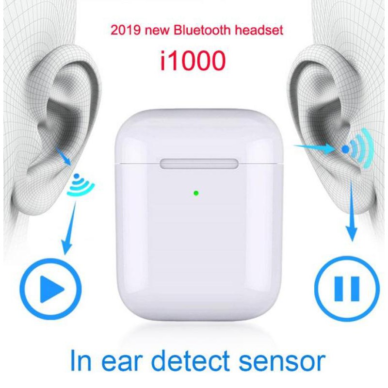 Tai Nghe bluetooth không dây i1000 Tws Kết Nối Bluetooth 5.0- True Wireless Kết Nối Không Dây 5.0. khử tiếng ồn chủ động