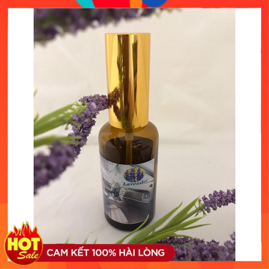 Tinh dầu xịt khử mùi Ô tô Hoa Oải hương lọ 50ml