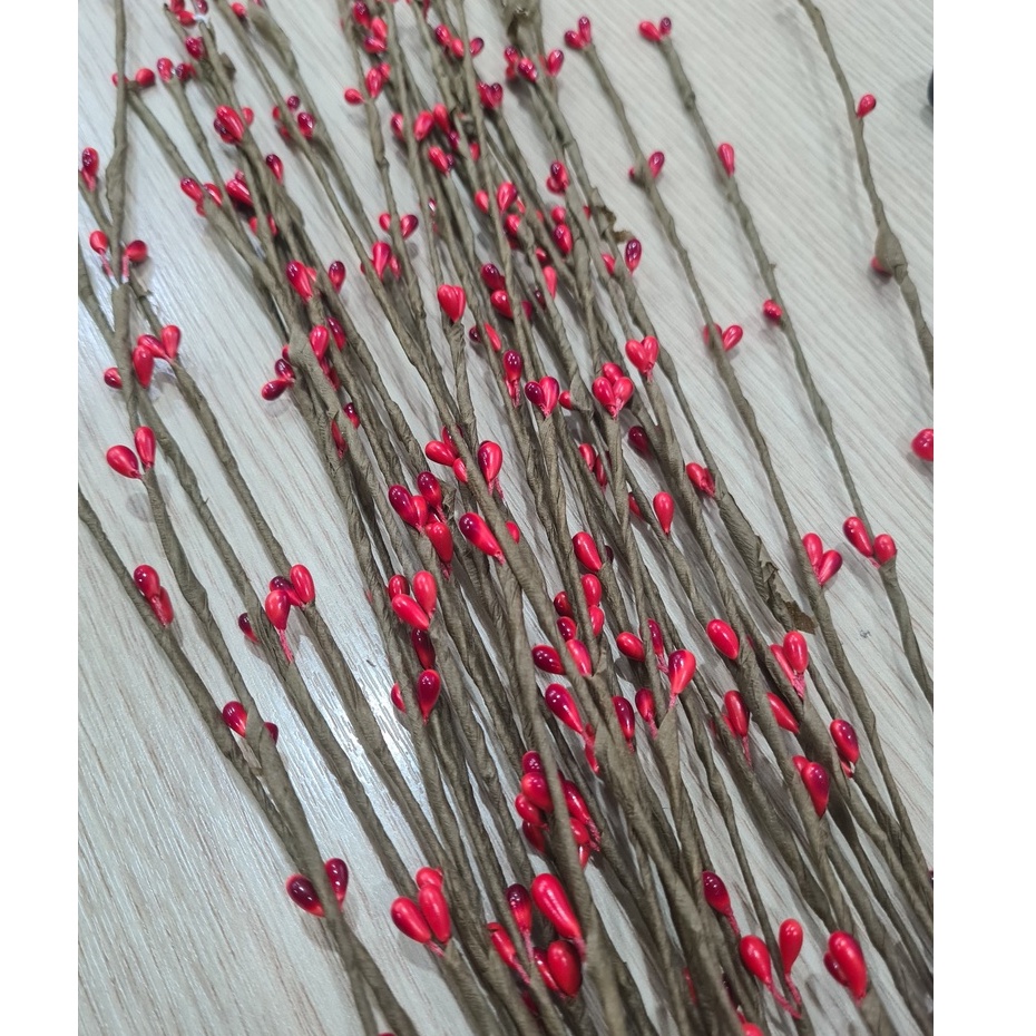 Set 5 nhánh nụ tầm xuân cắm bình trang tri,làm vòng hoa có thể uốn cong