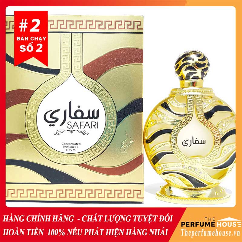 Tinh Dầu Dubai Chính Hãng Nữ Thơm Sang Cực Kì Safari 35ml (Shopee Trợ Giá) (Shopee Hỗ Trợ Giá) (Shop