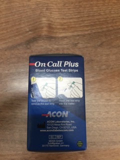 Que thử tiểu đường one call plus