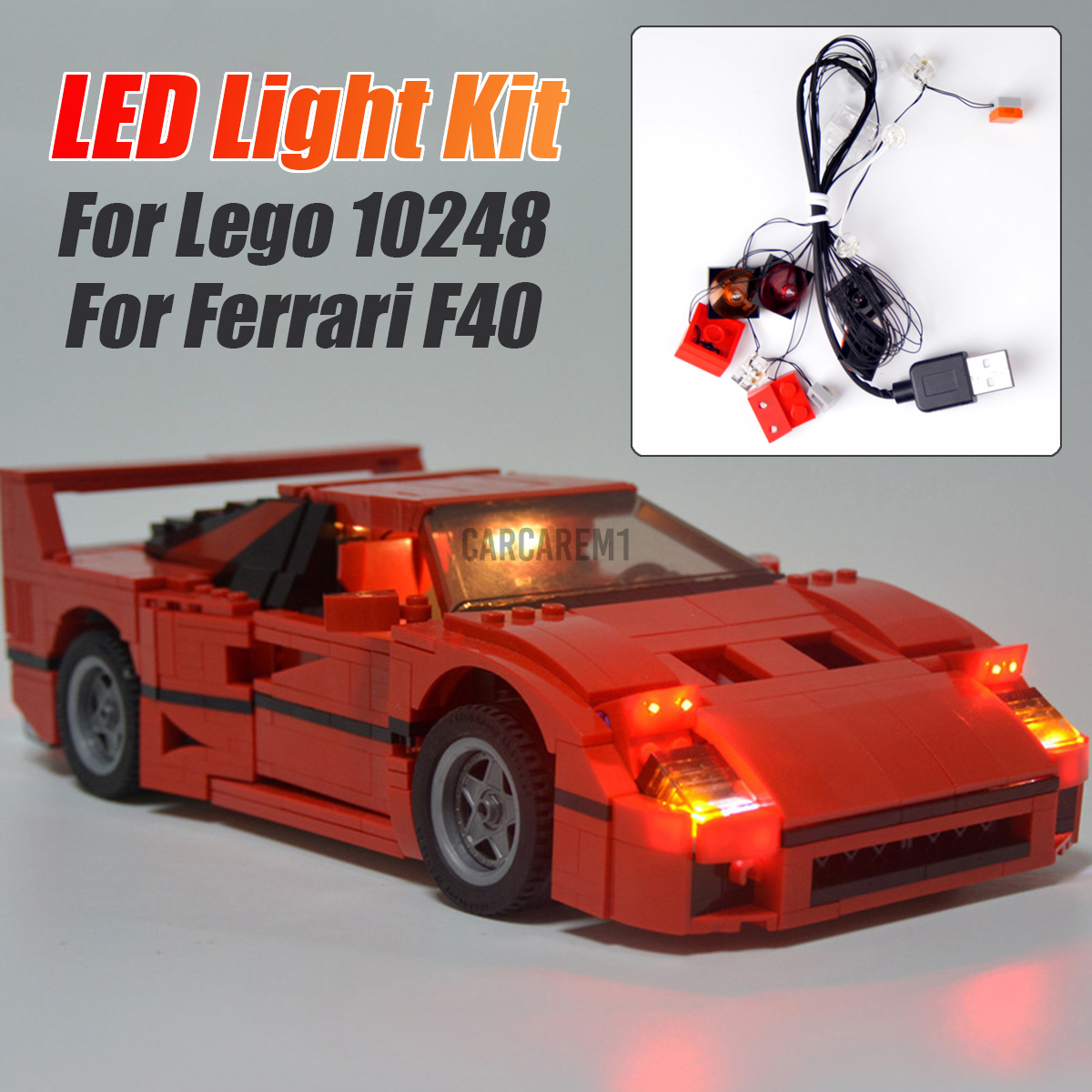 LEGO Bộ Phụ Kiện Lắp Ráp Mô Hình Xe Ô Tô 10248 Ferrari F40