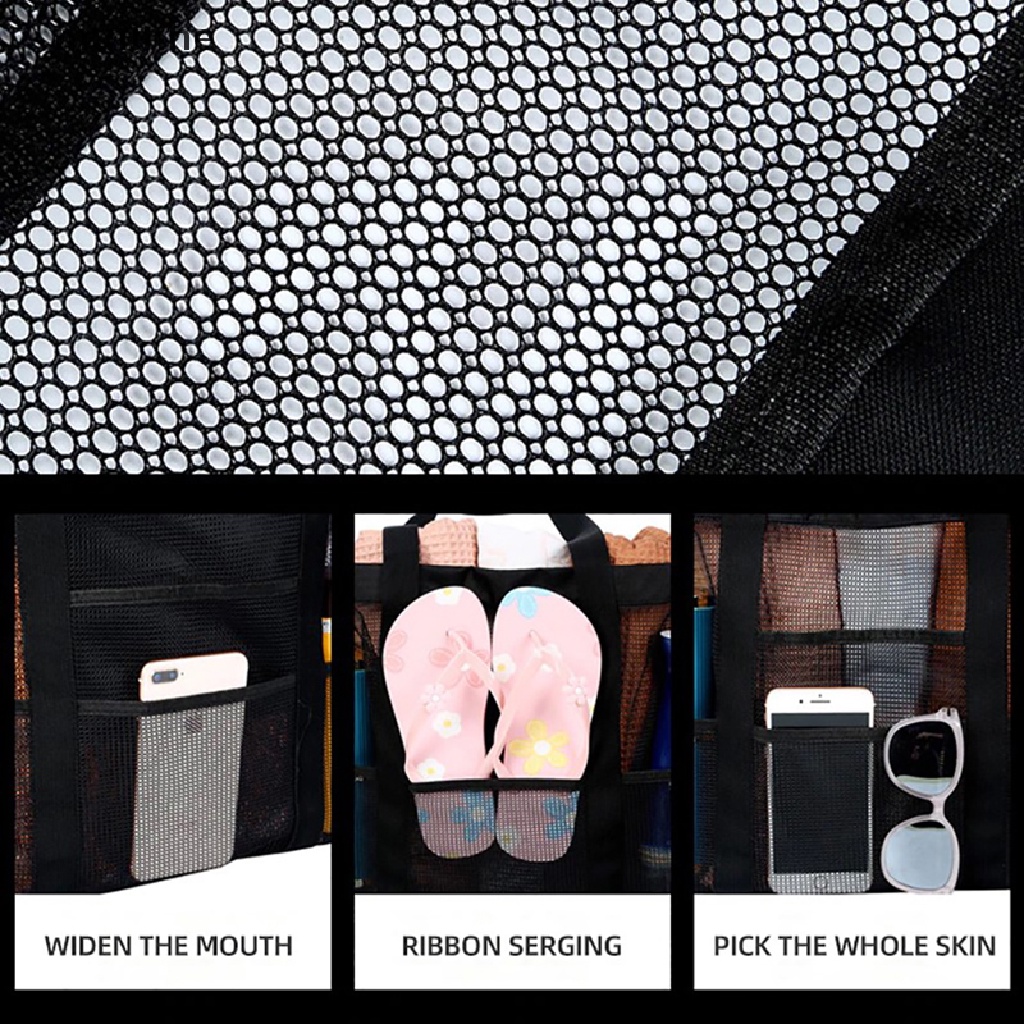 Túi Lưới Đựng Đồ Đi Biển Nhiều Ngăn Sức Chứa Lớn