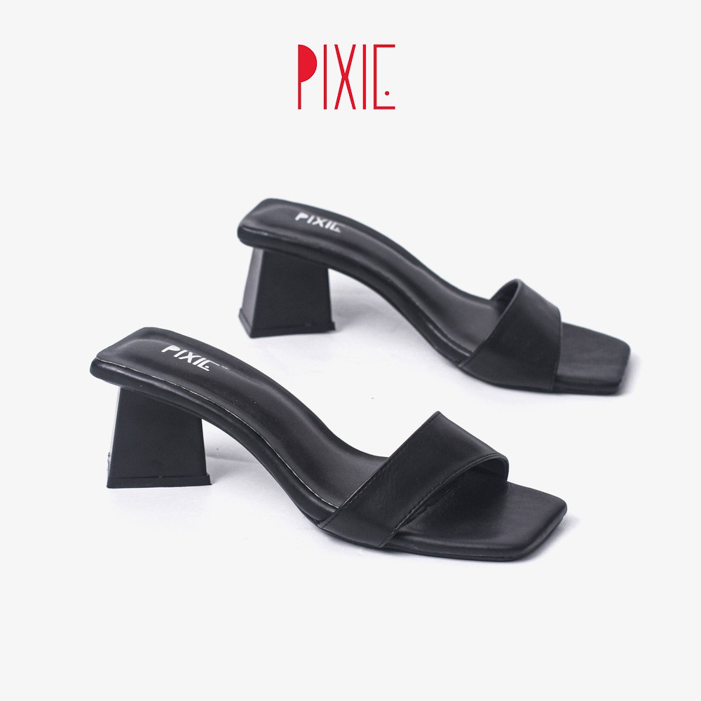 [Mã WABRPX30K giảm 10% đơn 99K] Guốc Cao Gót 5cm Bản Ngang Pixie X733