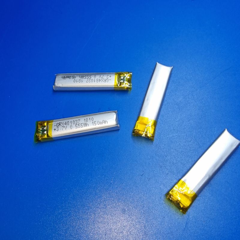 Pin Lithium Polymer 481037 có mạch bảo vệ / 3.7v 150mah