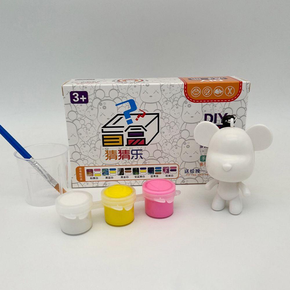YVE Móc Khóa Hình Gấu Chất Liệu ABS