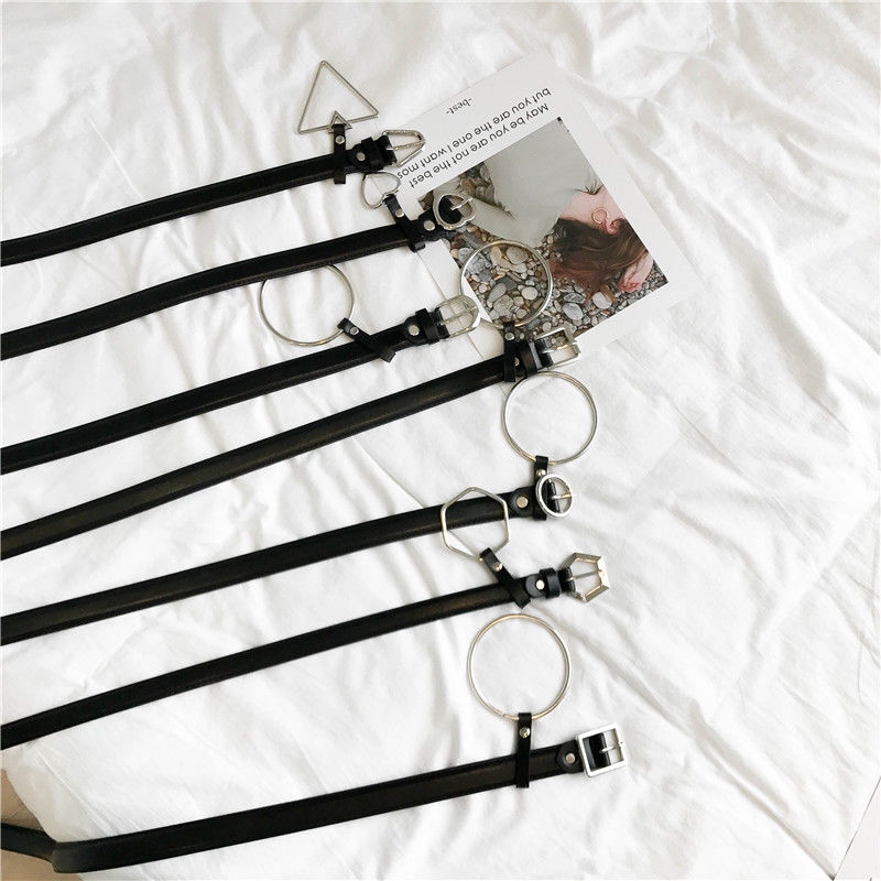 Dây Thắt Lưng Da Pu Thiết Kế Đơn Giản Thời Trang Cho Nữ