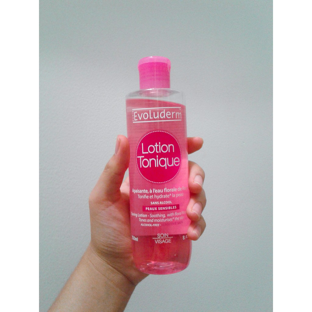NƯỚC HOA HỒNG 500ML EVOLUDERM LOTION TONIQUE PEAUX SENSIBLES