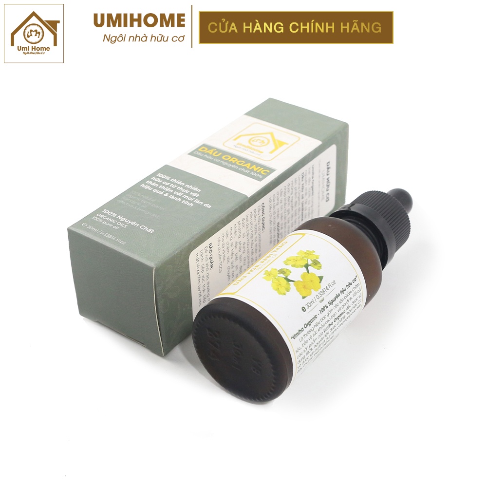 Dầu Hoa Anh Thảo dưỡng da chuyên sâu hữu cơ UMIHOME nguyên chất | Evening primrose oil 100% Organic 10ML