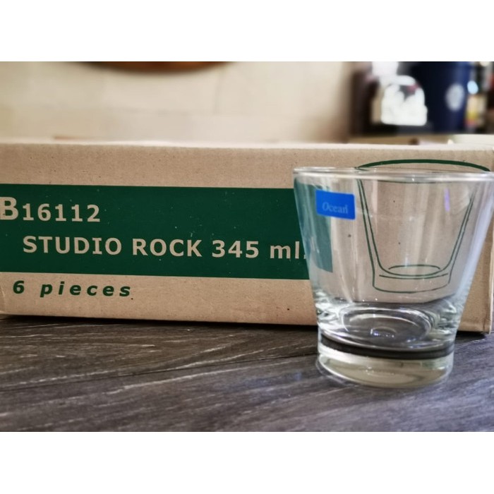 SALE GIÁ SỈ TẠI XƯỞNG BỘ 6 CỐC LY THỦY TINH THÁI LAN OCEAN LOE SỮA CHUA TRÂN CHÂU CAFE CỐT DỪA B16112 STUDIO ROCK 345ML