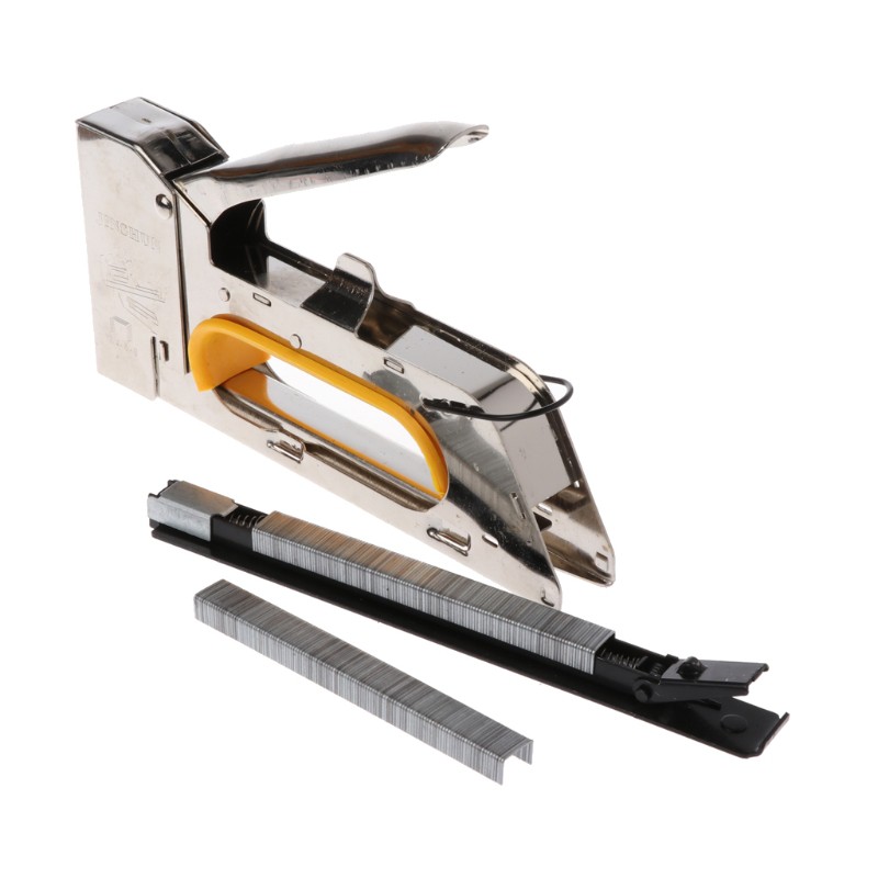 【Tặng 1 hộp ghim】1008F Máy Bắn Ghim Hướng dẫn Sử dụng Nail Stapler U Nail Staple