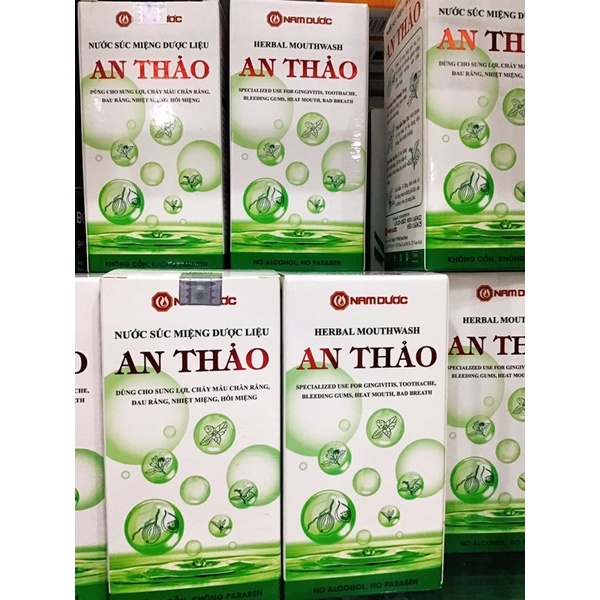 Nước súc miệng dược liệu An Thảo - 250ml