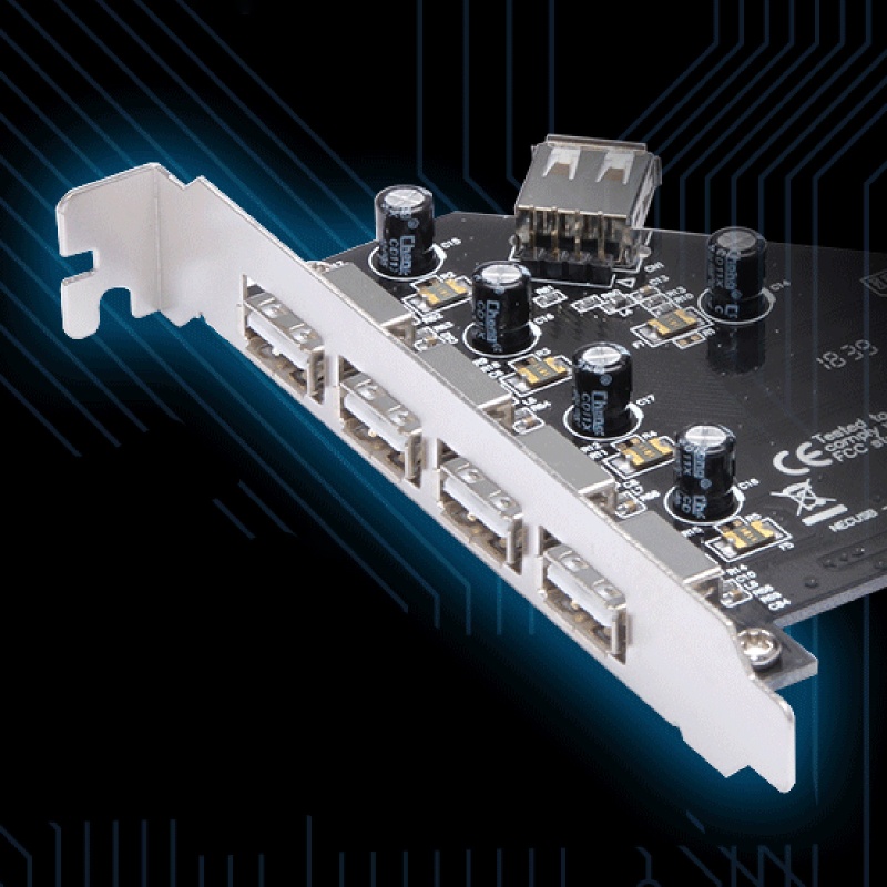 Thẻ Mở Rộng Chuyển Đổi 4 Cổng Usb 2.0 Sang 5 Cổng Usb 2.0 + 1 Cổng Trong Nec720101 Chip Chip Điện Tử Chuyên Dụng Chất Lượng