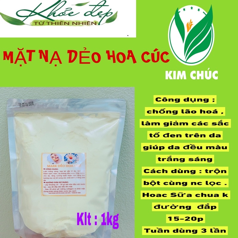 1kg mask dẻo hoa cúc