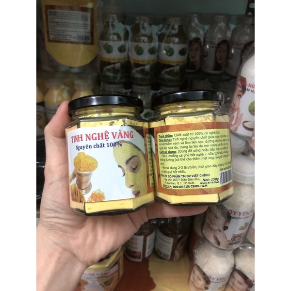 Tinh bột nghệ nguyên chất hủ 150g