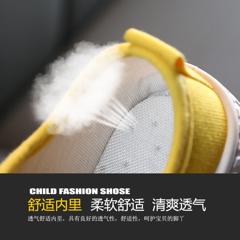 Giày Vải Canvas Đế Mềm Chống Trượt Thời Trang Xuân Thu Cho Bé