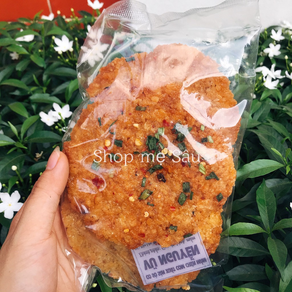 Gói 3 Miếng Cơm Cháy 💖Freeship💖 Cơm Cháy Chiên Mắm Hành Ớt