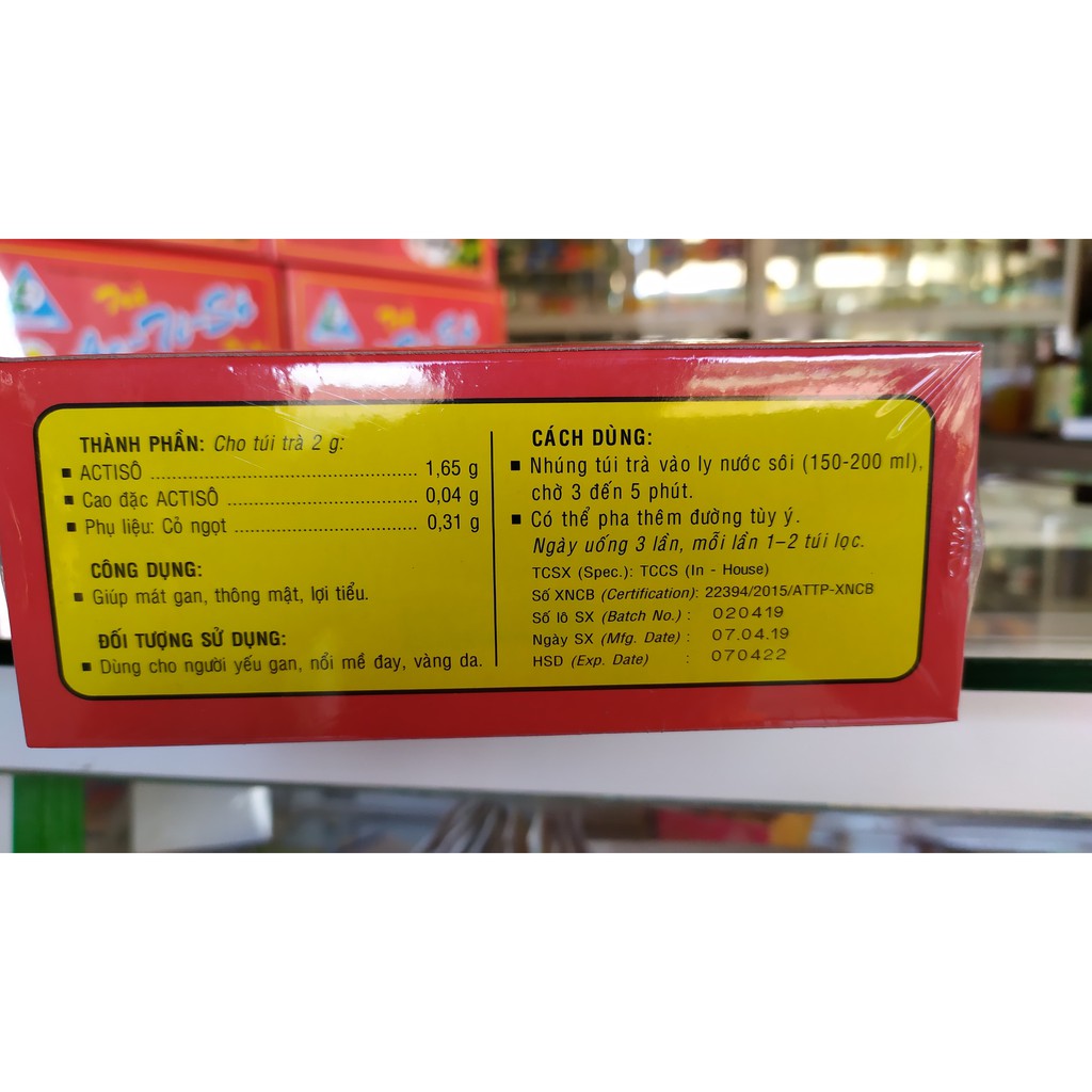 Trà Atiso Ladophar Hộp 100 Túi Lọc | BigBuy360 - bigbuy360.vn