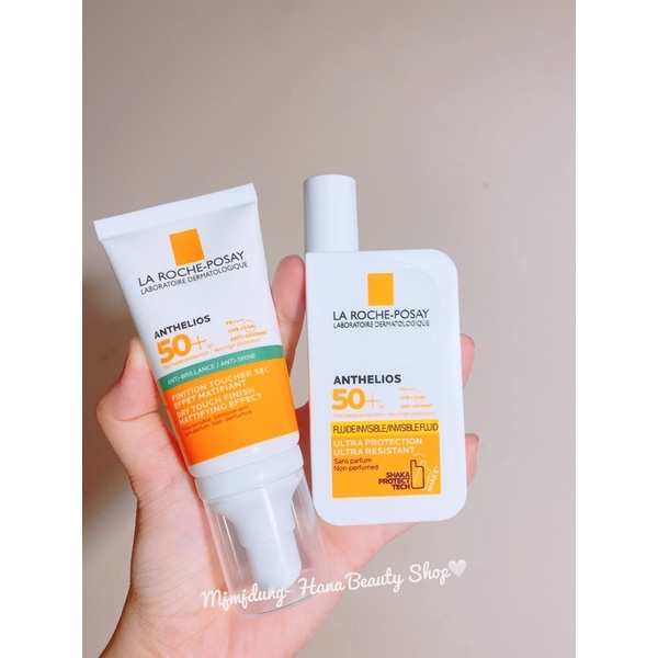 Kem Chống Nắng La Roche Posay Anthelios Invisible Fluid SPF 50+ Dành Cho Da Nhạy Cảm 50ml