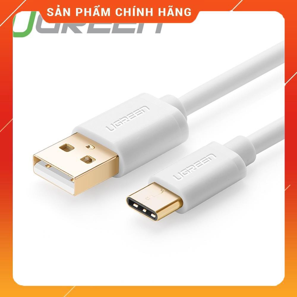 Cáp chuyển USB 2.0 to Type C dài 1.5M Ugreen 30166 (Đen) dailyphukien