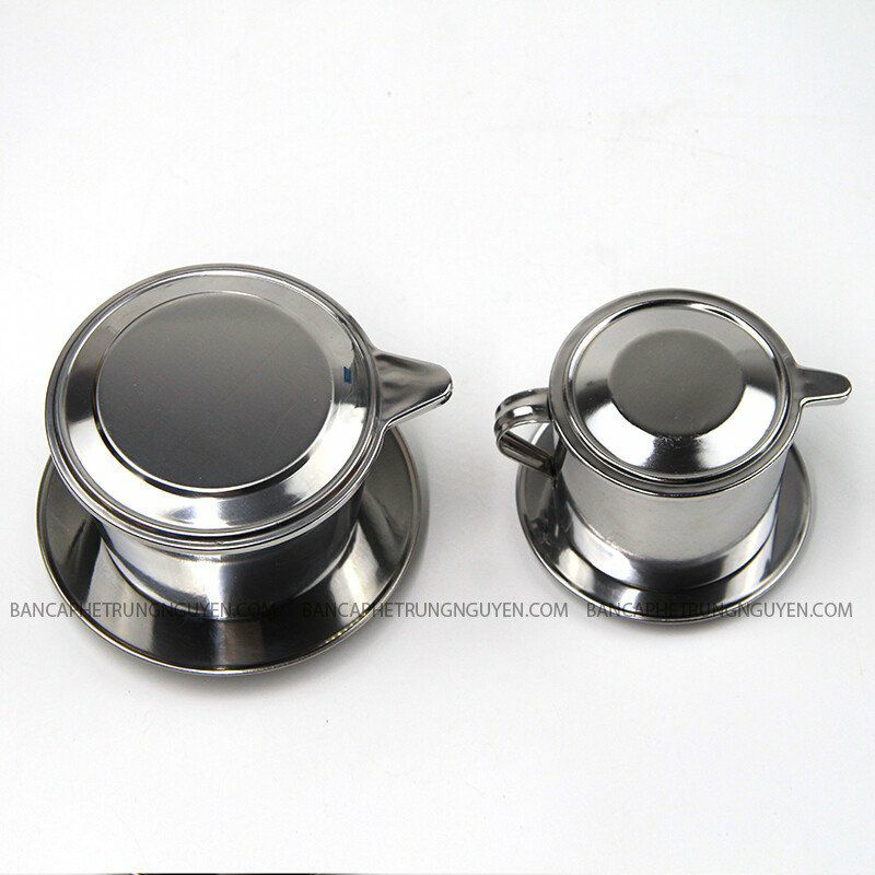 Phin CaFe inox Long Cam số 8